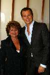 Amsterdam 14 september 2003
Modeshow Paul schulten in het okura
Christine Kroonenberg met Leco v Zadelhoff
