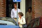 Amsterdam 15 september 2003
Prinses Margriet op bezoek bij prins Bernhard Jr  Prinses Annette