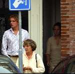 Amsterdam 15 september 2003
Prinses Margriet op bezoek bij prins Bernhard Jr. Prinses Annette