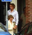 Amsterdam 15 september 2003
Prinses Margriet op bezoek bij prins Bernhard