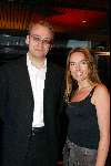 Hilversum 25 september 2003
Uitreiking van de gouden beelden in studio 21
Unico Glorie met vrouw