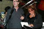 Amsterdam 7 september 2003
Presentatie boek Herman Brood van Bart Chabot in madame tussaud en Xandra Brood