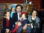 Elco Brinkman en Janneke Brinkman met hun kinderen