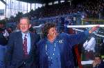 Erica Terpstra en Selto Patijn in het Olympisch Stadion in amsterdam 1996