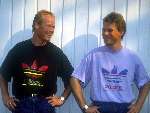18 April 1990 Ronald Koeman en Erwin Koeman als coulmnisten voor Aktueel Wereldkampioenschap in Italie