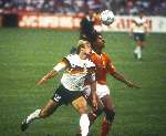 Milaan 1990 Duitsland-Nederland 2-1
Frank Rijkaard in duel met