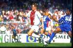 AJAX-Willem II Frank de Boer in duel met Prommayon