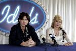Utrecht 26 april 2004
Persconferentie Idols finalisten Maud Idols en Boris Idols in  schouwburg Utrecht.