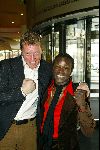 Scheveningen 27 april 2004
Lunch in het holland casino in scheveningen .
Dave Heijneman met Regilio Tuur