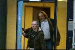 Hilversum 5 april 2004
Jeroen v Inkel verlaat de Veronica studio.