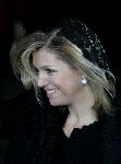 Haarlem 9 april 2005
Maxima en Prins Willem Alexander bij herdenkingsdienst voor de Paus in  Haarlem.
Peter Smulders bv
