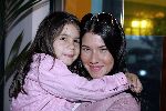 Amsterdam 22 april 2005
Laura Vina met Playboy (nicht Maxima) met  dochter Camilla