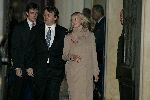 Amsterdam 1 november 2004
Prins Claus prijzen in het paleis op de dam.
Mabel Wisse Smit en Prins Friso met oranje bandje
Peter Smulders bv