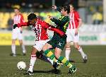 Den Haag, 29 Januarie 2006 
Kompetitiewedstrijd seizoen 2005-2006 
ADO Den Haag - PSV eindstand 0-2
Jefferson Farfan passeerd Alberto Saavedra