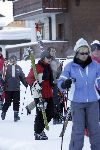 Lech 30 januari 2005
Frits Barend lopend met zijn ski's met 25 graden onder nul.
