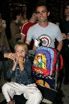 Schiphol 1 juli 2004
Aankoms Nederlands elftal na ek Portugal.
Marc Overmars met gezin
Peter Smulders bv