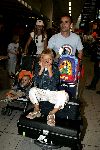 Schiphol 1 juli 2004
Aankoms Nederlands elftal na ek Portugal.
Marc Overmars met gezin
Peter Smulders bv