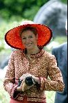 Amsterdam 1 juli 2004
Maxima met cavia in Artis