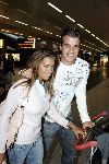 Schiphol 1 juli 2004
Aankoms Nederlands elftal na ek Portugal.
Rafael v d Vaart en Silvie Meis
Peter Smulders bv