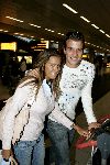 Schiphol 1 juli 2004
Aankoms Nederlands elftal na ek Portugal.
Rafael v d Vaart en Silvie Meis
Peter Smulders bv