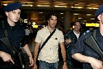 Schiphol 1 juli 2004
Aankoms Nederlands elftal na ek Portugal.
Ruud v Nistelrooy met Wim v Hanegem
Peter Smulders bv
