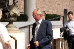 Amsterdam 30 july 2004
Sven Goran Eriksson arriving at the hilton hotel in amsterdam.
