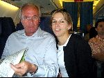 Amsterdam 30 july 2004
Sven Goran Eriksson in the plane to amsterdam.