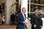 Amsterdam 30 juli 2004
Sven Goran Eriksson leaves the Hilton Hotel.