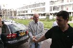 Amsterdam 31 juli 2004 
Sven Goran Eriksson arriving  at the training of Arsenal