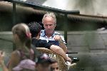 Amsterdam 31 juli 2004
Sven Goran Eriksson having lunch at  the hilton hotel