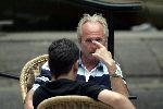 Amsterdam 31 juli 2004
Sven Goran Eriksson having lunch at  the hilton hotel
