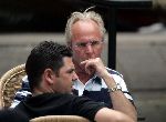 Amsterdam 31 juli 2004
Sven Goran Eriksson having lunch at  the hilton hotel