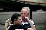 Amsterdam 31 juli 2004
Sven Goran Eriksson having lunch at  the hilton hotel