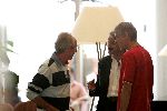 Amsterdam 31 juli 2004
Sven Goran Erikssontogether with Arsene Wenger in  the hilton hotel