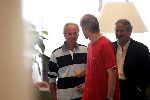 Amsterdam 31 juli 2004
Sven Goran Erikssontogether with Arsene Wenger in  the hilton hotel