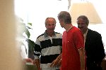 Amsterdam 31 juli 2004
Sven Goran Erikssontogether with Arsene Wenger in  the hilton hotel