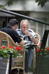 Amsterdam 31 juli 2004
Sven Goran Eriksson having lunch at  the hilton hotel