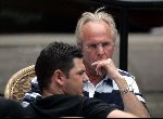 Amsterdam 31 juli 2004
Sven Goran Eriksson having lunch at  the hilton hotel