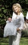 Wassenaar 17 juli 2005
Fotomoment met Maxima Amalia Prins Willem Alexander en Alexia bij hun woning 