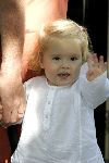Wassenaar 17 juli 2005
Fotomoment met Maxima Amalia Prins Willem Alexander en Alexia bij hun woning 