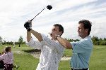 Halfweg 26 juli 2005
Sebastiaan Labrie laat golf clubsaanmeten van Taylor made.
Ingmar Harthoorn
Peter Smulders bv