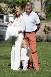 Wassenaar 17 juli 2005
Fotomoment met Maxima Amalia Prins Willem Alexander en Alexia bij hun woning 