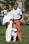 Wassenaar 17 juli 2005
Fotomoment met Maxima Amalia Prins Willem Alexander en Alexia bij hun woning 