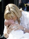 Wassenaar 17 juli 2005
Fotomoment met Maxima Amalia Prins Willem Alexander en Alexia bij hun woning 