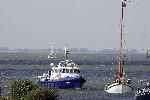 Muiden 4 juni 2005
Prins Willem Alexander varen met groene draeck met Maxima Amalia Prins Haakon (Noorwegen) Mette Marit en hun dochter.politieboot
Peter Smulders bv