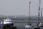 Muiden 4 juni 2005
Prins Willem Alexander varen met groene draeck met Maxima Amalia Prins Haakon (Noorwegen) Mette Marit en hun dochter.politieboot
Peter Smulders bv