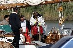Muiden 4 juni 2005
Prins Willem Alexander varen met groene draeck met Maxima Amalia Prins Haakon (Noorwegen) Mette Marit en hun dochter.
Peter Smulders bv