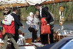 Muiden 4 juni 2005
Prins Willem Alexander varen met groene draeck met Maxima Amalia Prins Haakon (Noorwegen) Mette Marit en hun dochter.
Peter Smulders bv
