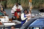 Muiden 4 juni 2005
Prins Willem Alexander varen met gropene draeck met Maxima Amalia Prins Haakon (Noorwegen) Mette Marit en hun dochter.
Peter Smulders bv