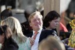 Scheveningen 9 juni 2005
Maxima  zwanger en Prins Willem Alexander bij strandtent Wij.
Feestje van Wapem.  
Peter Smulders bv